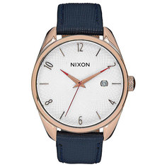 Кварцевые часы женские Nixon Bullet Leather Rose Gold/Navy