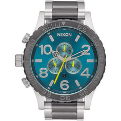 Кварцевые часы Nixon 51-30 Chrono Gunmetal/Aqua Sunray