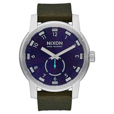 Кварцевые часы Nixon Patriot Leather Purple/Olive