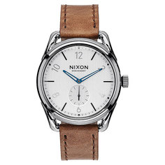 Кварцевые часы Nixon C39 Leather Gunmetal/Chestnut