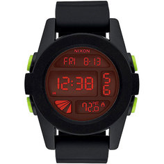 Электронные часы Nixon Unit All Black/Red