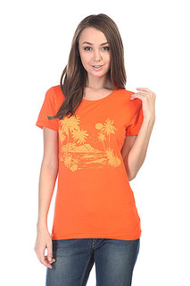 Футболка женская Roxy Basiccrewf J Tees Persimmon