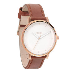 Часы женские Nixon Kensington Leather Rose Gold/White