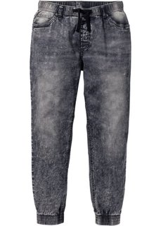 Джинсы Slim Fit Straight без застежки (синий) Bonprix