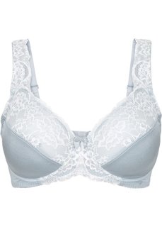 Бюстгальтер-минимайзер, чашка D (серебристо-серый/экрю) Bonprix