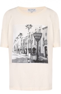Футболка прямого кроя с принтом Wildfox