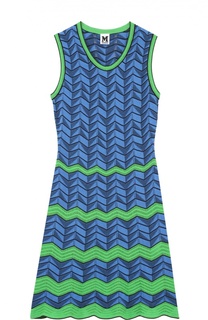 Приталенное мини-платье с V-образным вырезом M Missoni