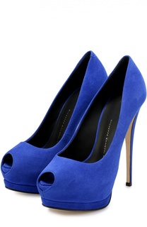 Замшевые туфли Sharon на шпильке Giuseppe Zanotti Design