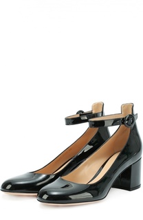 Лаковые туфли Greta с ремешком на щиколотке Gianvito Rossi