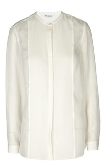 Полупрозрачная блуза прямого кроя с круглым вырезом Loro Piana
