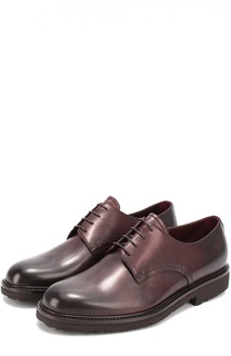 Классические кожаные дерби Ermenegildo Zegna