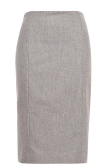 Шерстяная юбка-карандаш с разрезом Polo Ralph Lauren