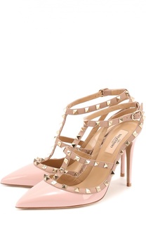 Лаковые туфли Rockstud на шпильке Valentino