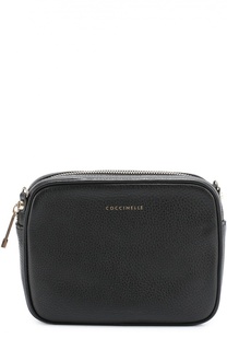 Сумка из зернистой кожи на молнии Coccinelle