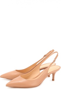 Кожаные туфли с ремешком Gianvito Rossi