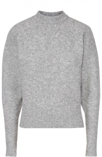Пуловер прямого кроя с широкими рукавами DKNY