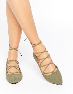 RAID Ghillie Khaki Flat Shoes - Зеленый