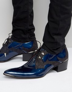 Кожаные туфли на каблуке Jeffery West Sylvian - Синий