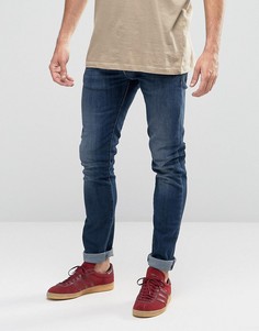 Стретчевые джинсы скинни Armani Jeans J10 - Синий