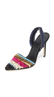 Туфли-лодочки с узором Slingback Tory Burch