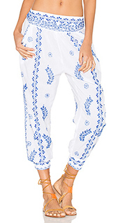 Cotton embroidered trousers - juliet dunn