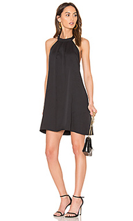 Black woven halter dress - Bobi