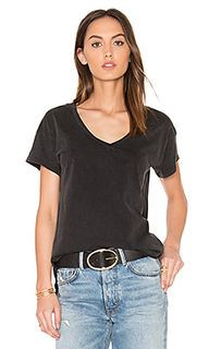 Distressed jersey v neck tee - Bobi