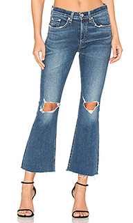 Distressed crop flare - rag &amp; bone/JEAN