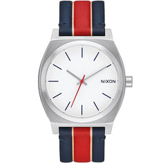 Кварцевые часы Nixon Time Teller Deluxe Leather Navy Sunray/Brow