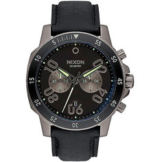 Кварцевые часы Nixon Ranger Chrono Leather Gunmetal/Lum