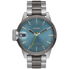 Кварцевые часы Nixon Chronicle 44 Gunmetal/Aqua Sunray