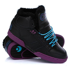 Кеды кроссовки утепленные Osiris Nyc 83 Shr Black/Purple/Teal