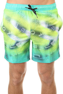 Шорты пляжные Quiksilver Glitched 17 Pool Green
