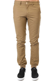 Штаны прямые TrueSpin Classic Chino Joggers Brown