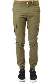 Штаны прямые TrueSpin Cargo Joggers Dark Green