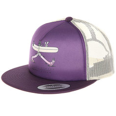 Бейсболка с сеткой Nixon Pop Trucker Hat Deep Purple