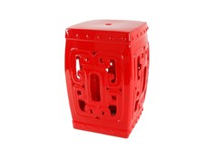 Керамический столик-табурет "Oriental Stool Red" DG