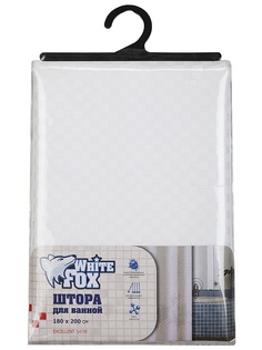 Шторы для ванной WHITE FOX