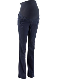 Для будущих мам: брюки Bootcut с линией пуговиц (черный) Bonprix