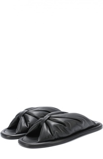 Кожаные сабо с перемычкой Balenciaga