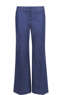 Укороченные расклешенные джинсы со стрелками Emilio Pucci