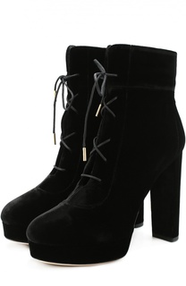 Ботильоны Deon из текстиля на устойчивом каблуке Jimmy Choo