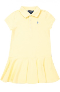 Платье джерси с оборками Polo Ralph Lauren
