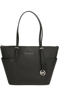 Сумка-тоут Jet Set из сафьяновой кожи Michael Michael Kors