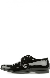 Лаковые туфли с тиснением на заднике Dolce &amp; Gabbana