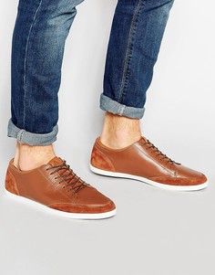 Кожаные кроссовки ALDO Somplago - Рыжий