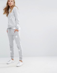 Джоггеры в рождественском стиле с накладными звездочками Daisy Street - Серый