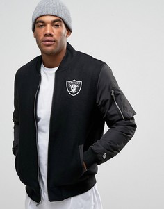 Куртка-пилот New Era Raiders - Черный