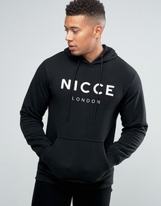 Худи с большим логотипом Nicce London - Черный