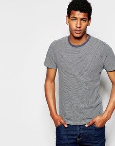 Футболка в тонкую полоску Selected Homme - Синий